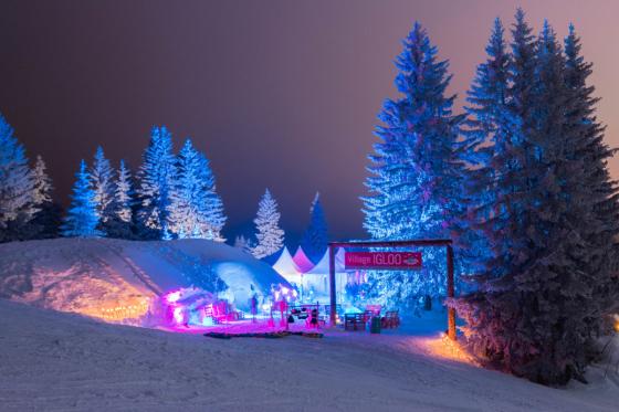 Nuitée en igloo pour 2 personnes - à Val Thorens, avec fondue, apéritif et dessert | en week-end 2 