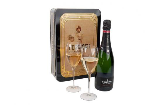 Premium Geschenkset - Ferrari Maximum & edle Grand cru Gläser  