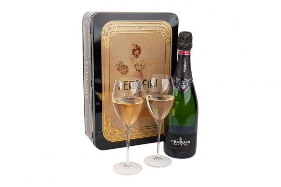 Premium Geschenkset - Ferrari Maximum & edle Grand cru Gläser 1 