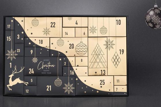 Calendrier de l'Avent  - pour couple, avec 25 portes 4 