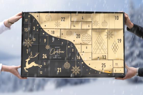 Calendrier de l'Avent  - pour couple, avec 25 portes 6 