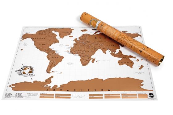 Weltkarte zum Rubbeln - Special Edition  