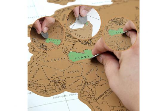 Weltkarte zum Rubbeln - Special Edition 6 