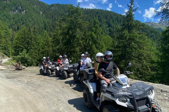 Quad-Tour - mit Walliser Apéro und Überraschungsgeschenk für 2 Personen 1 