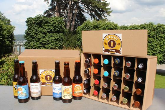 Coffret cadeau bière - avec bon pour un abonnement de bières 3 