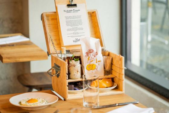 Frühstück in St.Gallen - Zmorgebox - Wachmacher für 2 Personen  