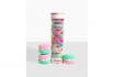 Bombe da bagno arcobaleno - macarons - 5 pezzi 