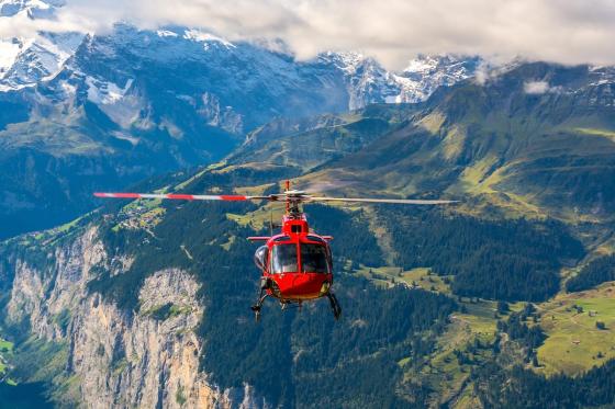 Glacier 3000 Helikopterflug - inkl. Fondue für 1 Person 1 