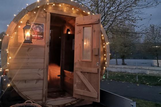 Outdoor Sauna für zuhause - Private mobile Sauna für 1 Tag  