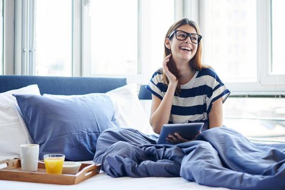 Grasse matinée - avec nounou et petit déjeuner, pour un parent seul 1 