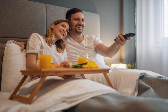 Grasse matinée - avec nounou et petit déjeuner, 2 personnes 2 