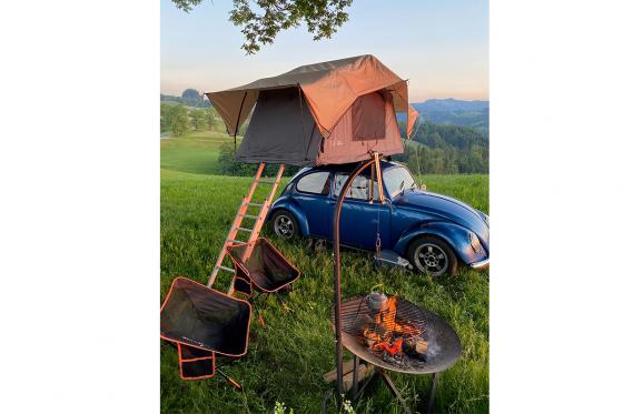 VW Käfer Dachzelt Übernachtung - Oldtimer fahren inklusiv Übernachtung im Dachzelt 4 