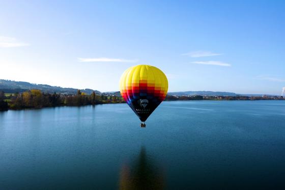 Montgolfière au lac de Sempach - 1h de vol pour 1 personne, avec photos et apéritif inclus 11 