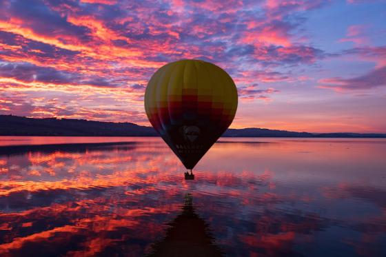Montgolfière  au lac de Sempach - Vol privé de 1h pour 4 personnes   