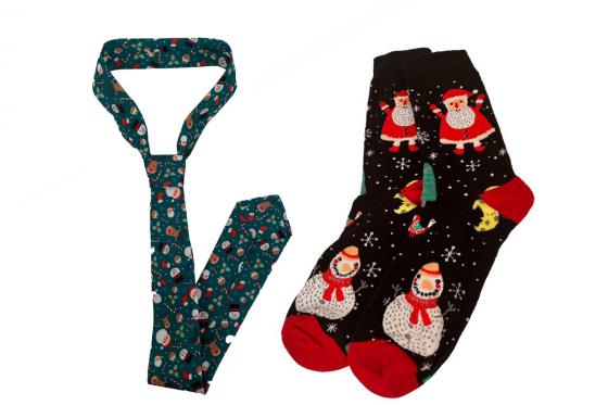 Krawatte & Socken Xmas-Set - AKTION CHF 9.95 statt 25.90 - Must have!  