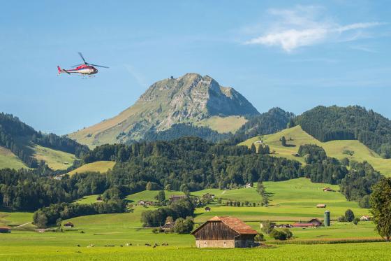 Flug & Aperitif auf dem Gletscher - ca. 30-minütiger Helikopterflug für 2 Personen 5 