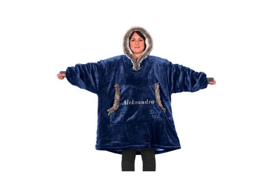 Eskimo Hoodie Navy Blue - personalisierbar  