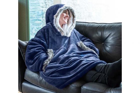 Eskimo Hoodie Navy Blue - personalisierbar 1 