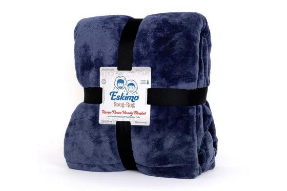 Eskimo Hoodie Navy Blue - personalisierbar 5 