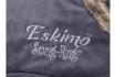 Eskimo Hoodie Lila Grau - personalisierbar 3