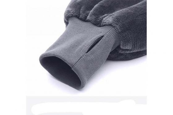 Eskimo Hoodie Lila Grau - personalisierbar 2 