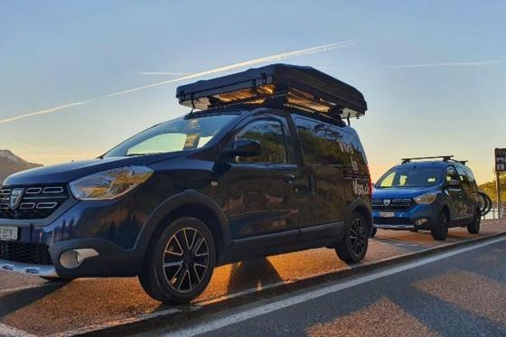 Location de mini van - avec tente de toit et vue 360° pour un week-end 5 
