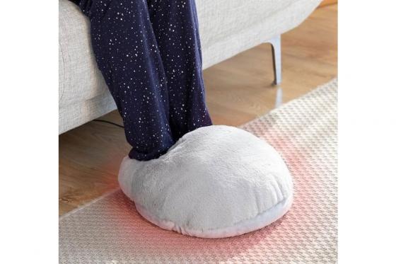 Elektrischer Fusswärmer - flauschig und bequem  