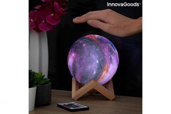 Lampe LED Galaxie - 3D - 14 cm  
