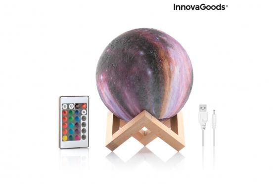 Lampe LED Galaxie - 3D - 14 cm 8 