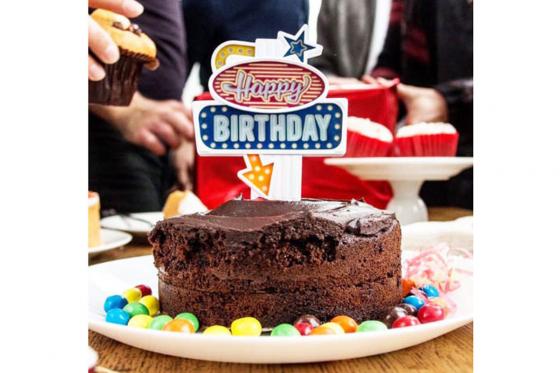 Déco de gâteau LED - Happy Birthday  