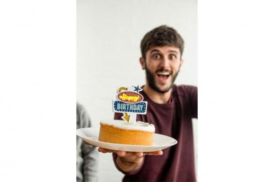 Déco de gâteau LED - Happy Birthday 2 