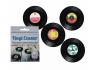 Sous-verres de disques vinyle - Set de 4 