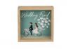 Salvadanaio di legno - Wedding Fund 