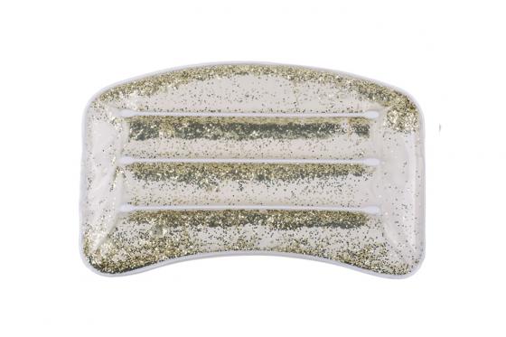 Badewannenkissen Glitzer - Silber  
