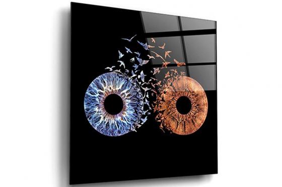 Iris Paar Fotografie - Love Design auf Echt-Glas 40x40 cm 1 
