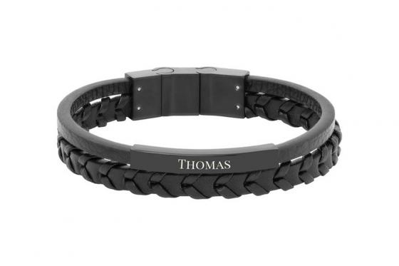 Armband mit Gravur - aus Kunstleder  