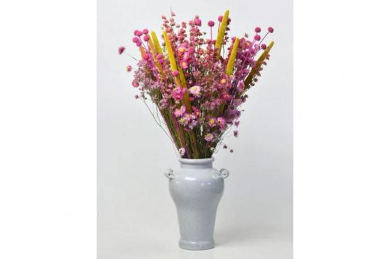 DIY Trockenblumenstrauss - XL Pink/Gelb 4 