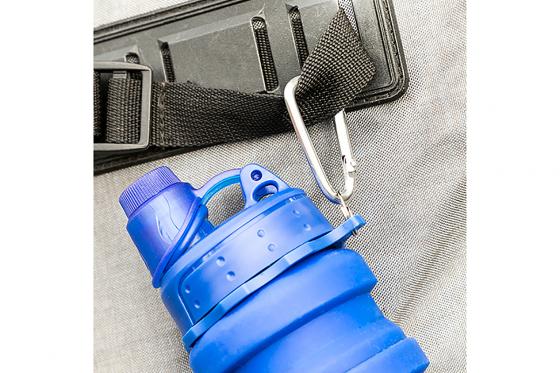 Faltbare Silikonflasche - perfekt für unterwegs 4 