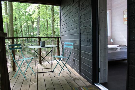 Waldhütten-Übernachtung - inkl. Frühstück für 2 Personen 8 