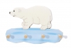 Porte-manteau - ours polaire 