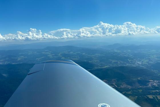 Luft-Taufe - 20 Minuten Schnupperflug im VL3 2 