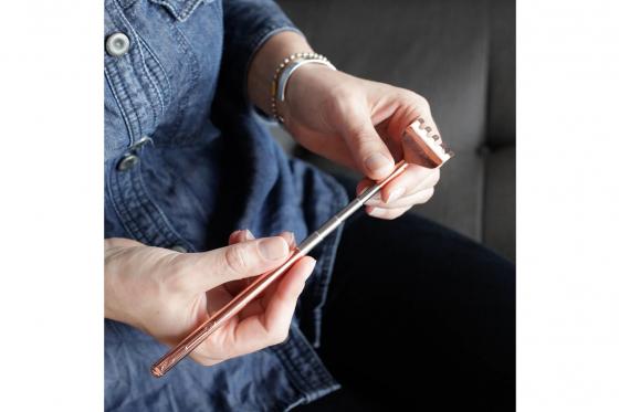 Rückenkratzer Kupfer - Ausziehbar 3 