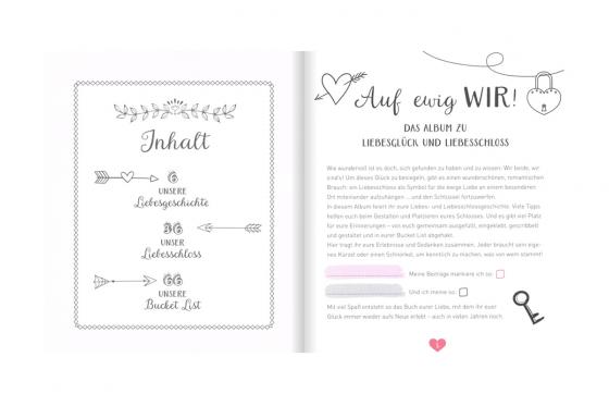Bucket List mit Liebesschloss - Auf ewig wir! 2 