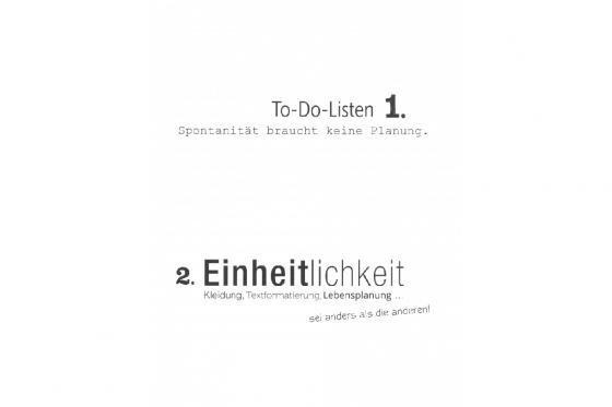 Die Fuck It List - Ich scheisse auf ... To-Do-Listen 1 