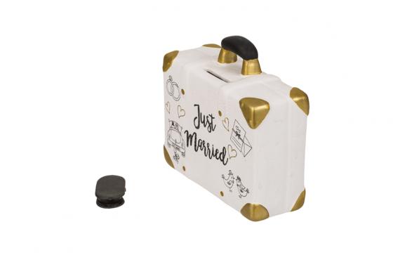 Spardose Reisekoffer - just married 1 