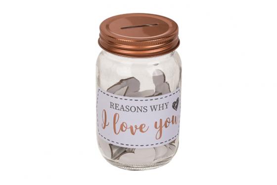 Einmachglas - 50 Reasons why I love you  