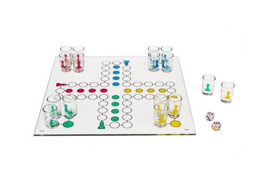 Jeu à boire petits chevaux - avec 16 verres et 2 dés 1 