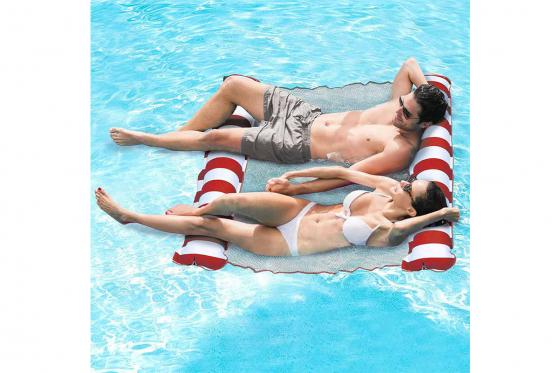 Matelas gonflable XXL pour la piscine - pour 2 personnes  