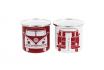 Duo de Mug VW - rouge/blanc 