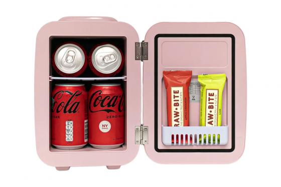 Mini réfrigérateur - rose 3 